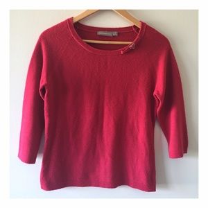 Croft & Barrow Red Sweater Heart